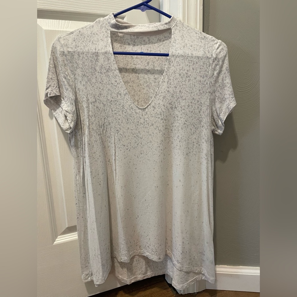 Short sleeve tee with choker